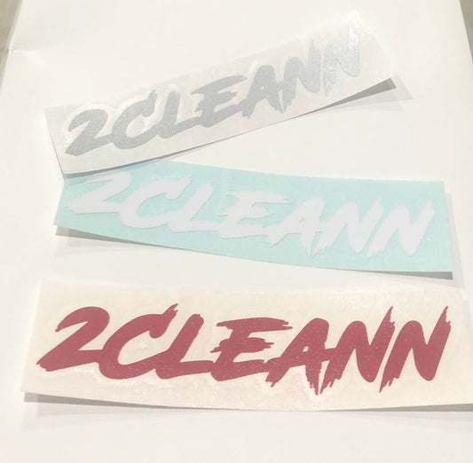 2Cleann Small Stickers