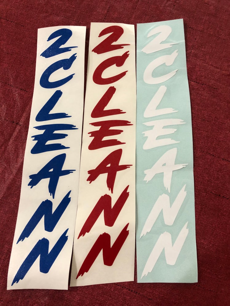 2Cleann Vertical Stickers