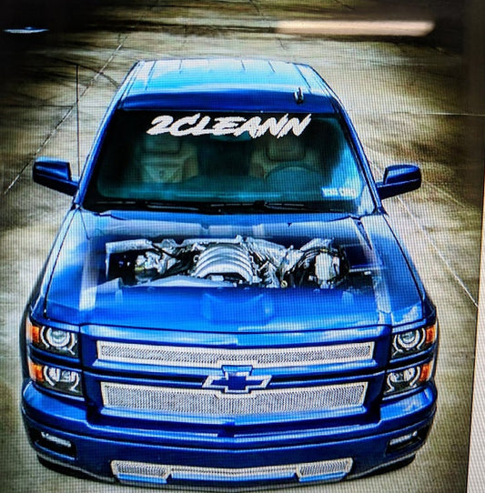 2Cleann Winshield Decal